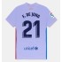 Camisola FC Barcelona F.De Jong 21 Equipamento Segundo 2021-2022 Manga Curta